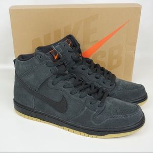 Nike SB Dunk High Smoke Grey ISO Orange Label